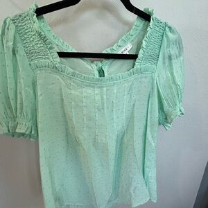 Mint Green Women's Top Boutique By MINE size M